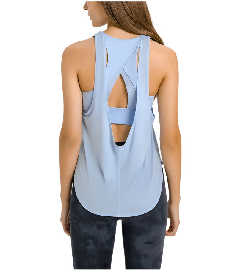 Women's Open Back Yoga Tank Top