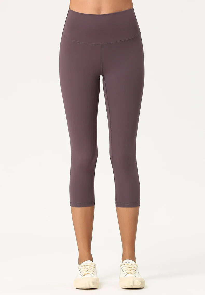 High Waisted 3/4 Length Yoga Pants