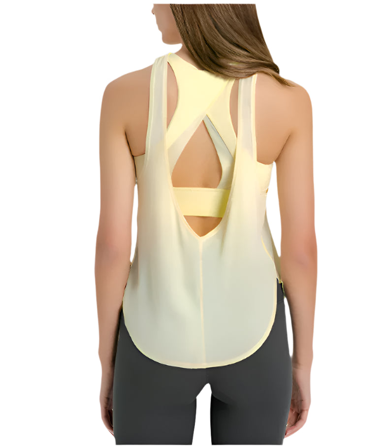 Women's Open Back Yoga Tank Top