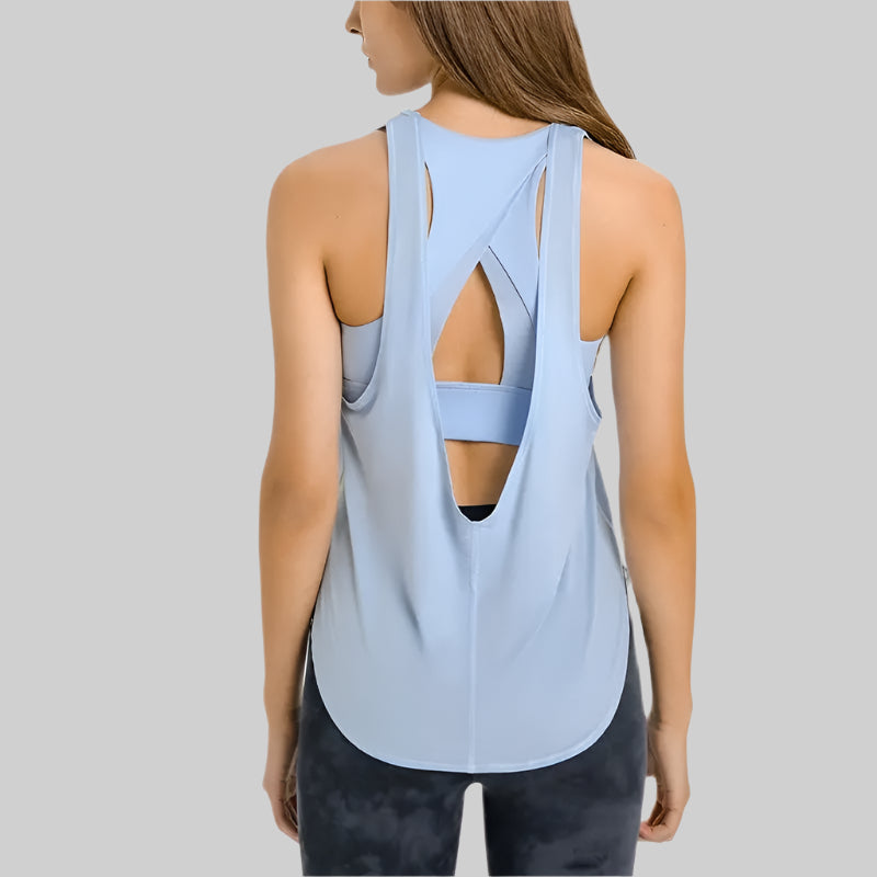 Women's Open Back Yoga Tank Top