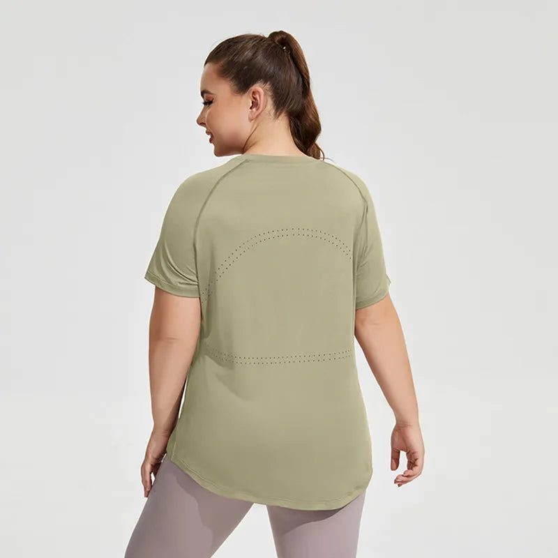Sleeve Fitness Top Breathable Slim