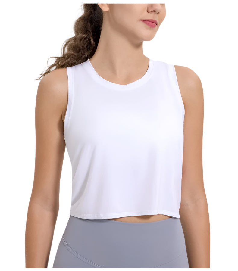 Women's Soft Modal Yoga Crop Top