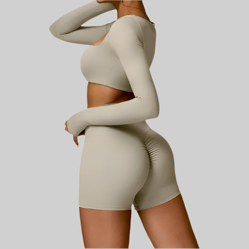 Women's Backless Dress - Built-in Bra & Shorts