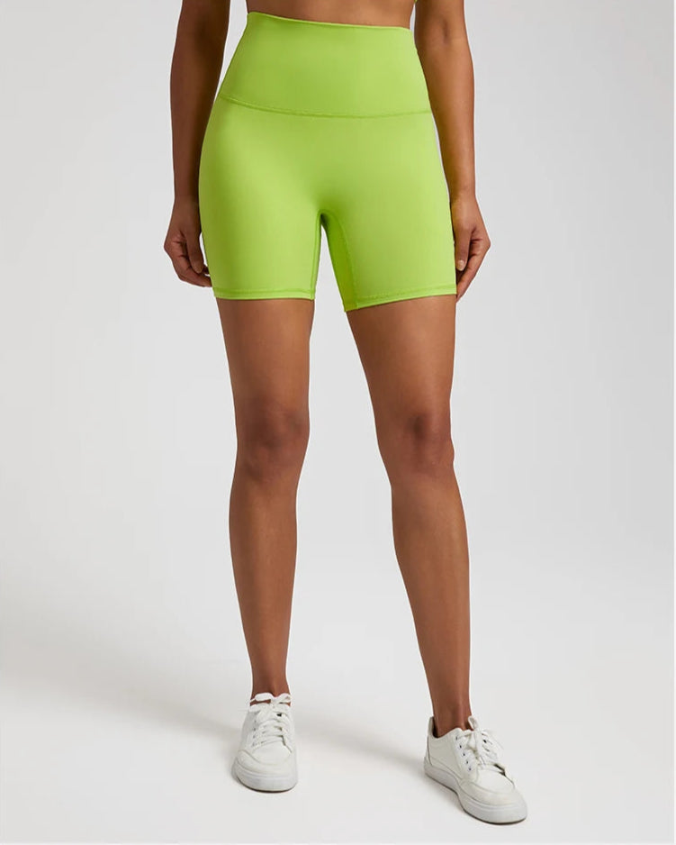 "5'' No Front Seam High Waist Biker Shorts