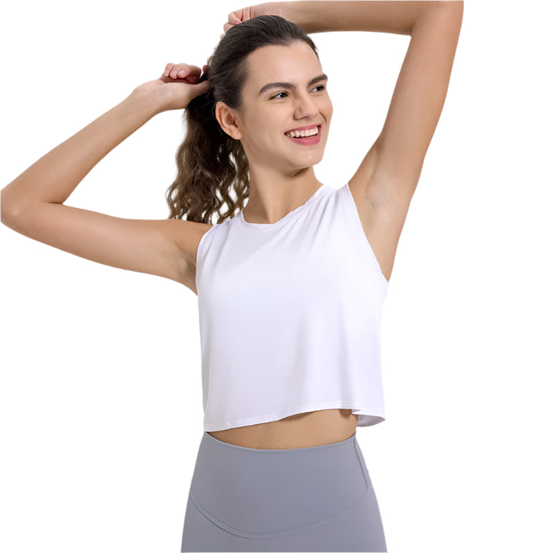 Women's Soft Modal Yoga Crop Top
