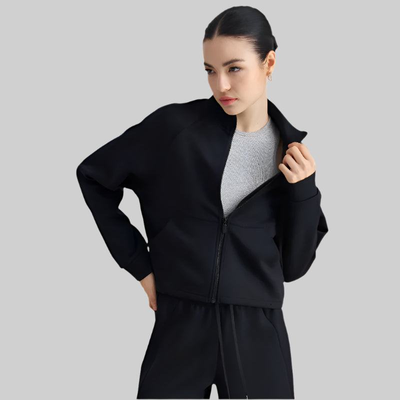 Women's Yoga Stand Collar Sports Jacket