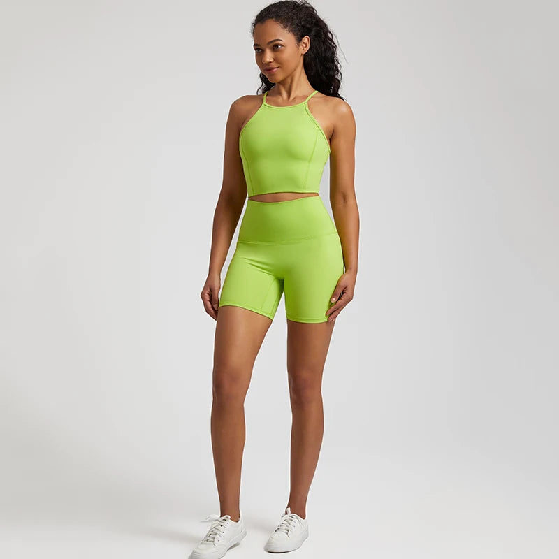 High Stretch Yoga Short Set