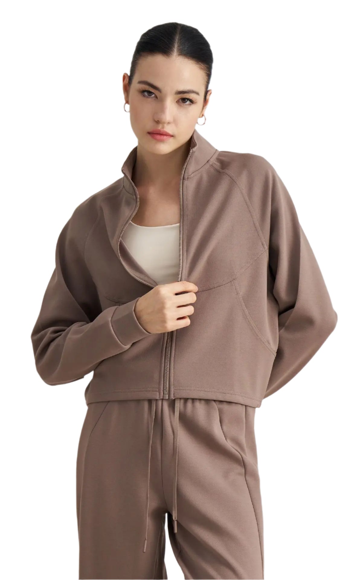 Women's Yoga Stand Collar Sports Jacket