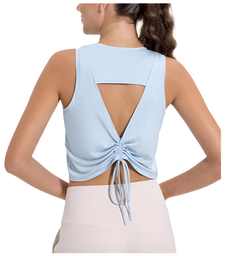 Women's Soft Modal Yoga Crop Top