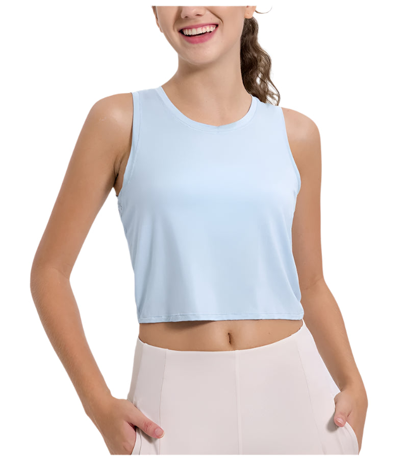 Women's Soft Modal Yoga Crop Top