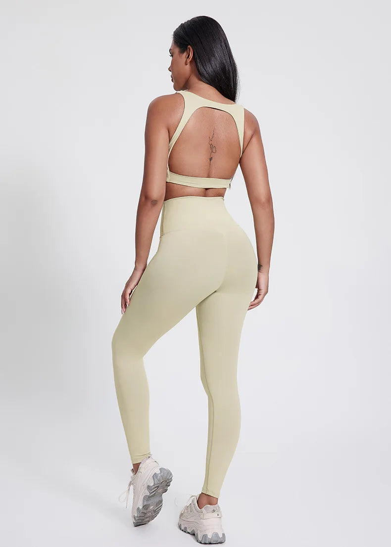 Cross Waist Yoga Leggings