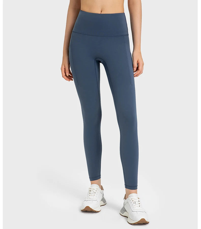 No Front Seam High Waisted Yoga Leggings