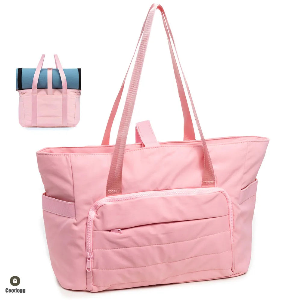 Women’s Solid Color Tote Bag – Commuting Shoulder Bag