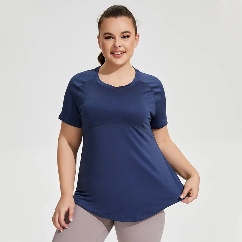 Sleeve Fitness Top Breathable Slim