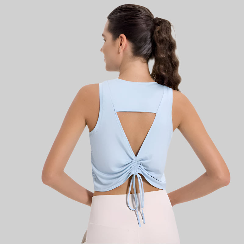 Women's Soft Modal Yoga Crop Top