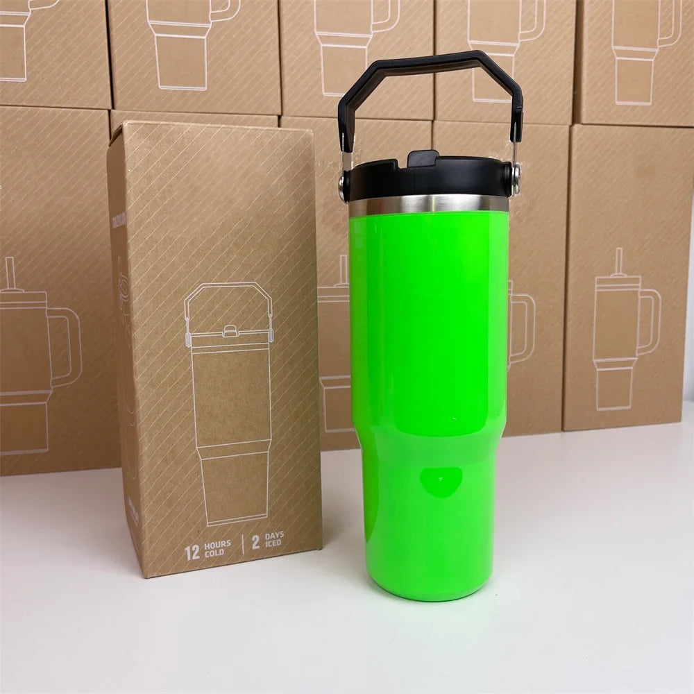 30oz Iceflow Flip Straw Tumbler