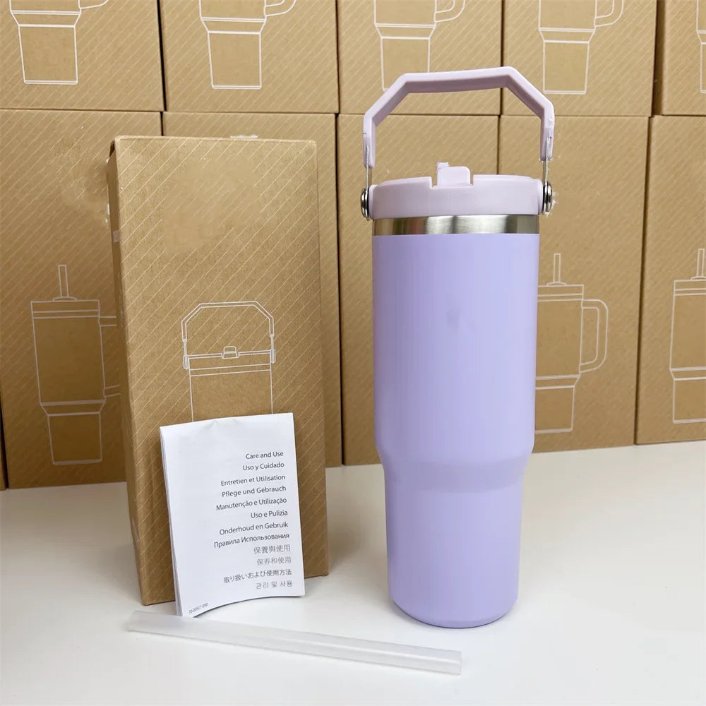 30oz Iceflow Flip Straw Tumbler