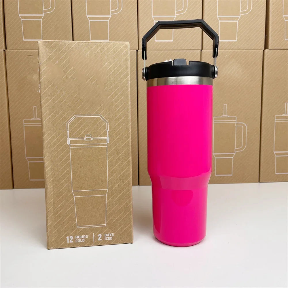 30oz Iceflow Flip Straw Tumbler