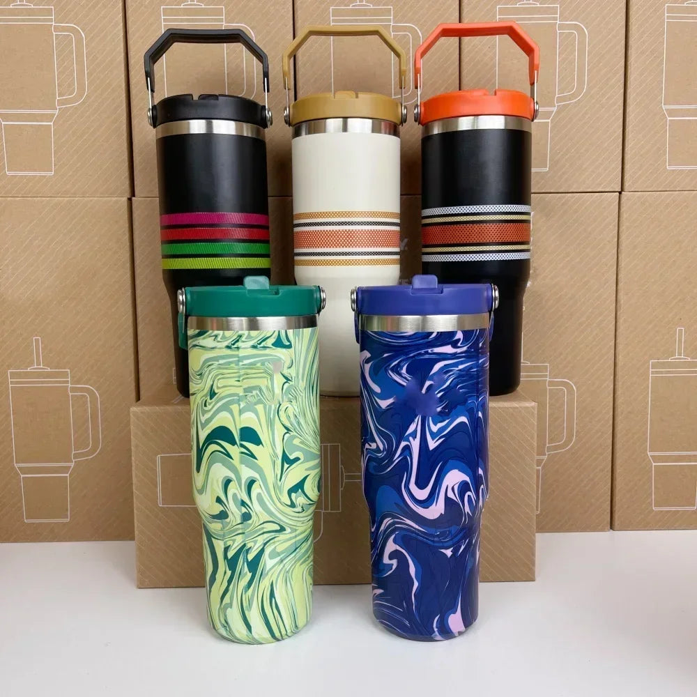 30oz Iceflow Flip Straw Tumbler