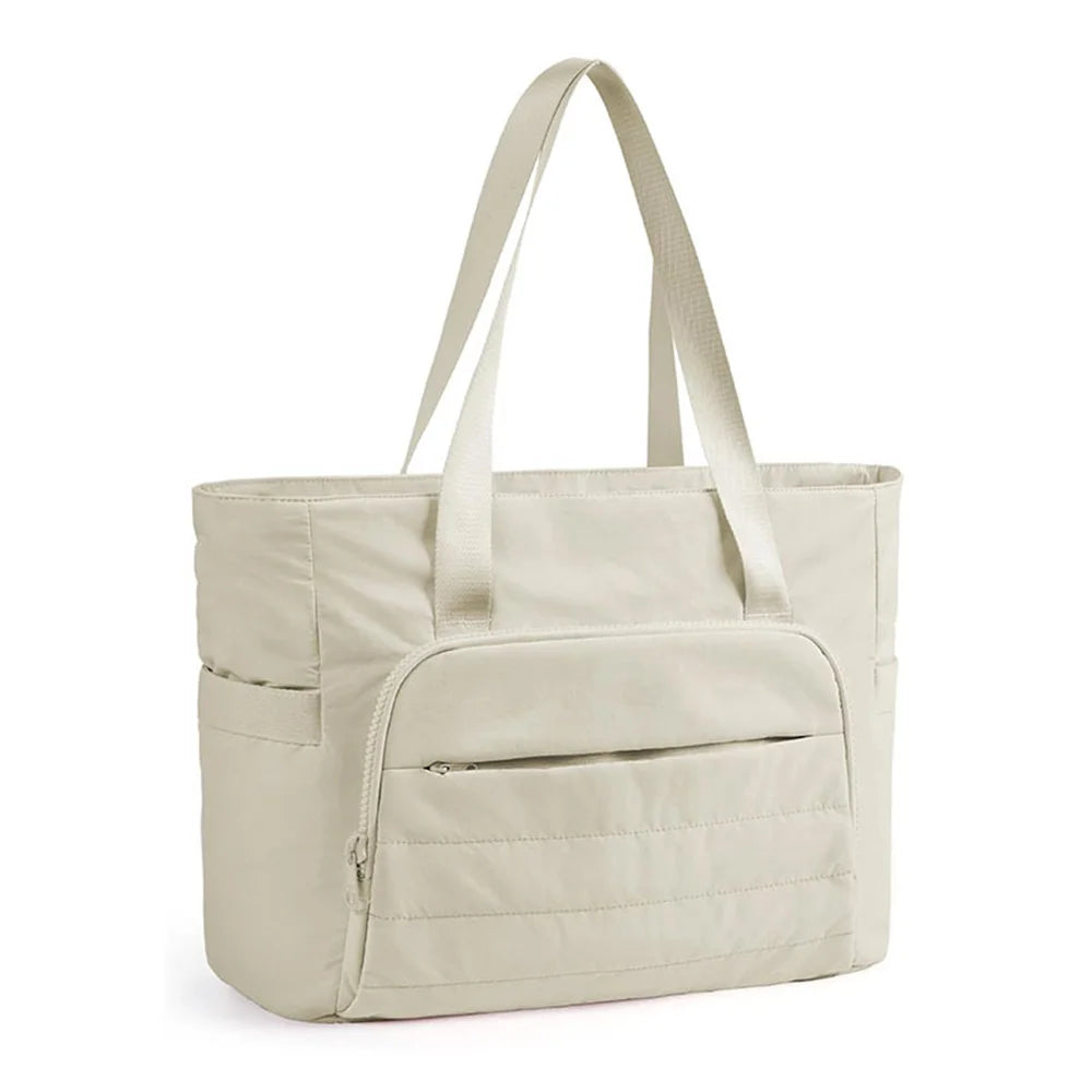 Women’s Solid Color Tote Bag – Commuting Shoulder Bag