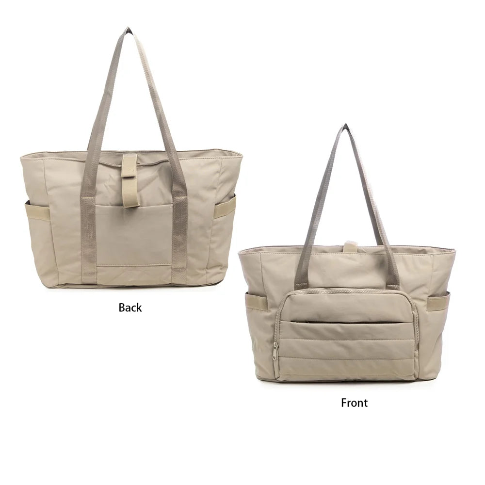 Women’s Solid Color Tote Bag – Commuting Shoulder Bag