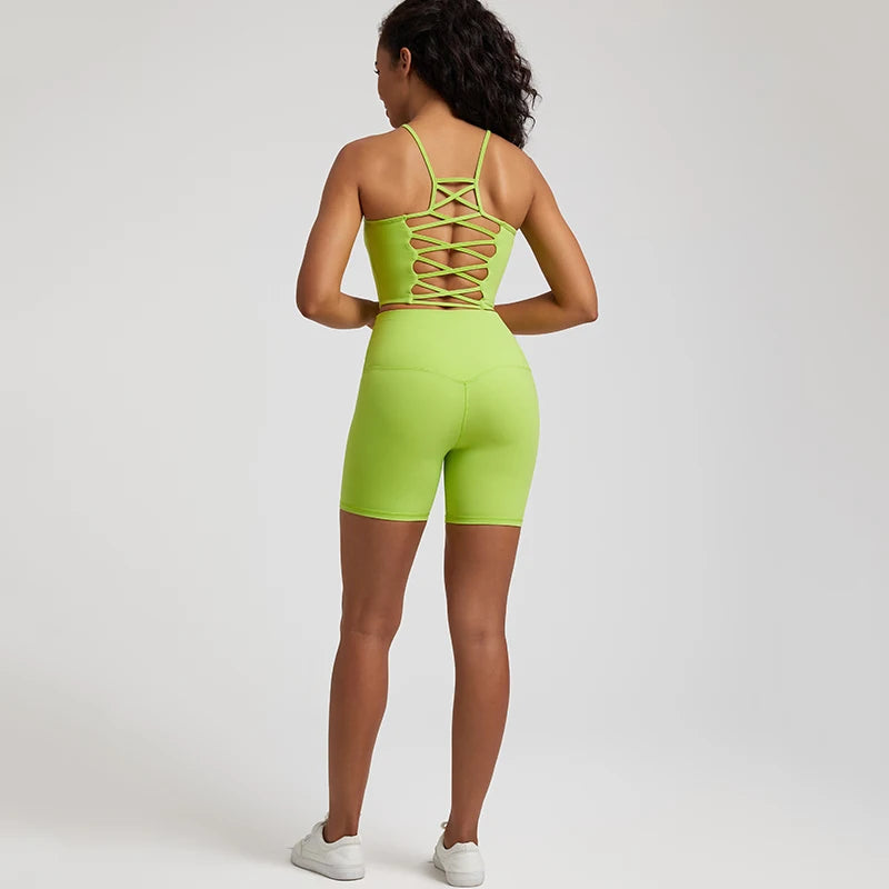 High Stretch Yoga Short Set