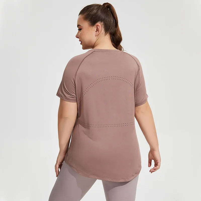 Sleeve Fitness Top Breathable Slim