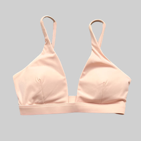 V-Neck Sports Bra & High-Waist Shorts