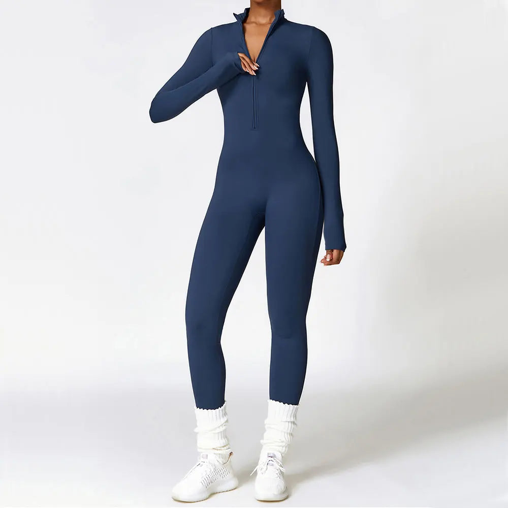 Women’s Velvet Yoga Jumpsuit
