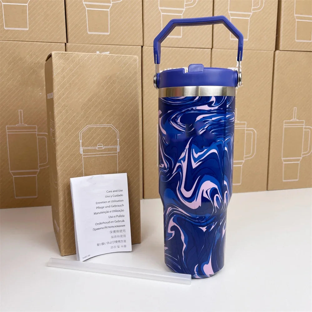 30oz Iceflow Flip Straw Tumbler