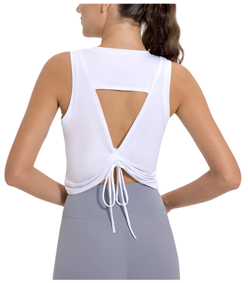 Women's Soft Modal Yoga Crop Top