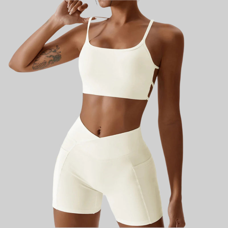 Cross Back Sports Bra