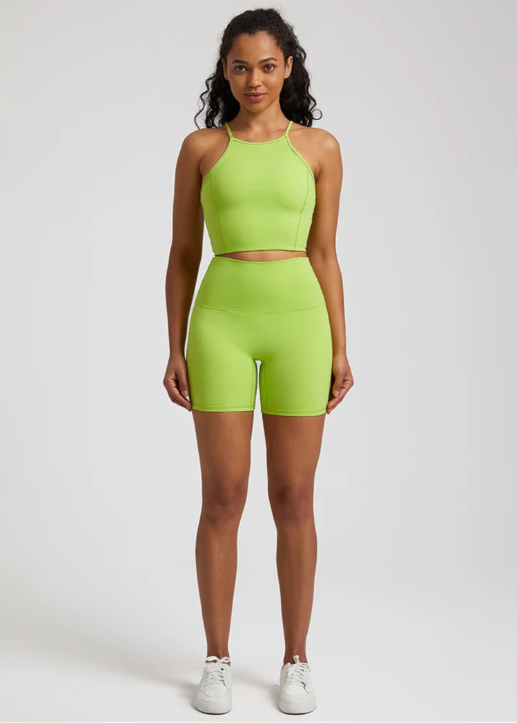 High Stretch Yoga Short Set