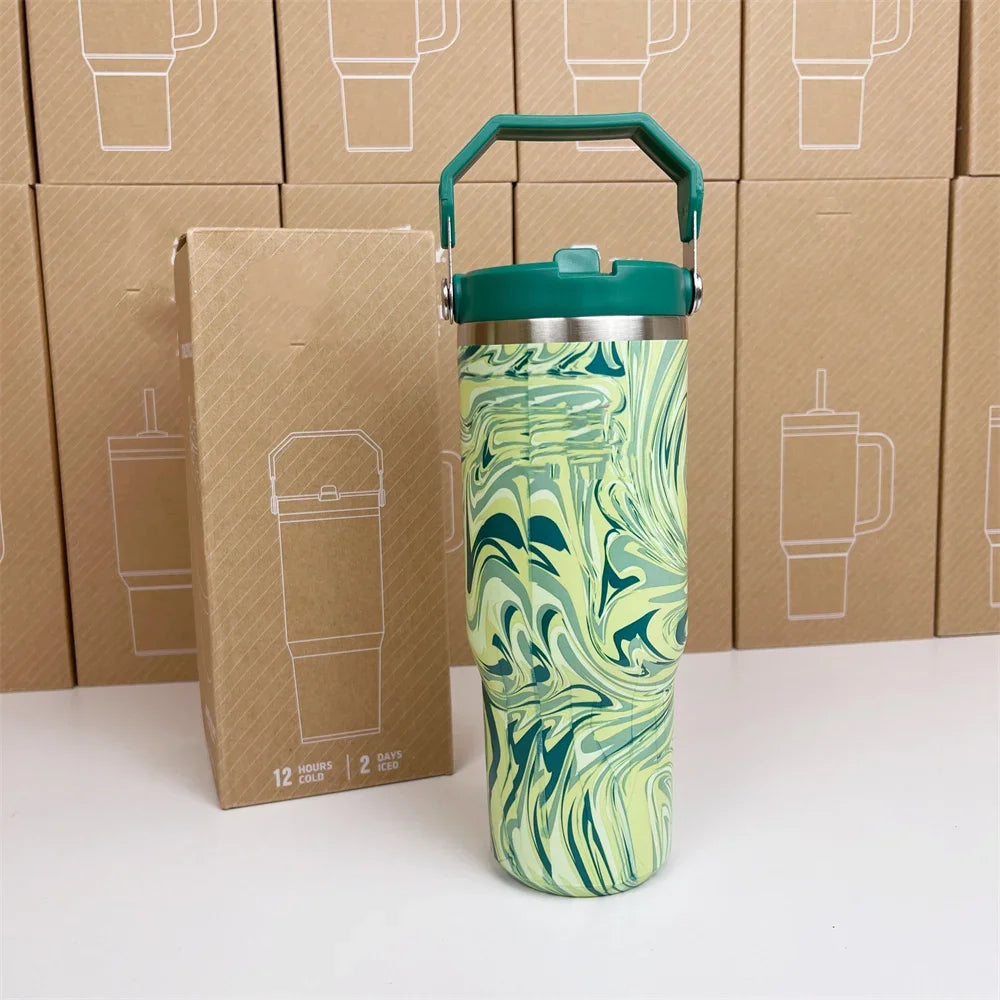 30oz Iceflow Flip Straw Tumbler