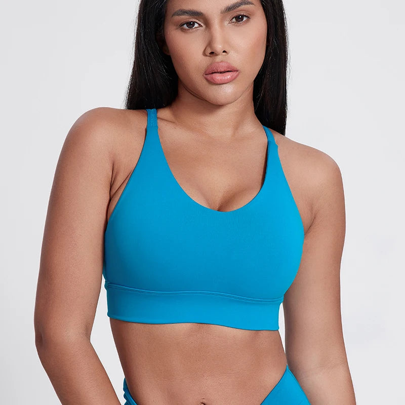 High Impact Crisscross Back Sports Bra