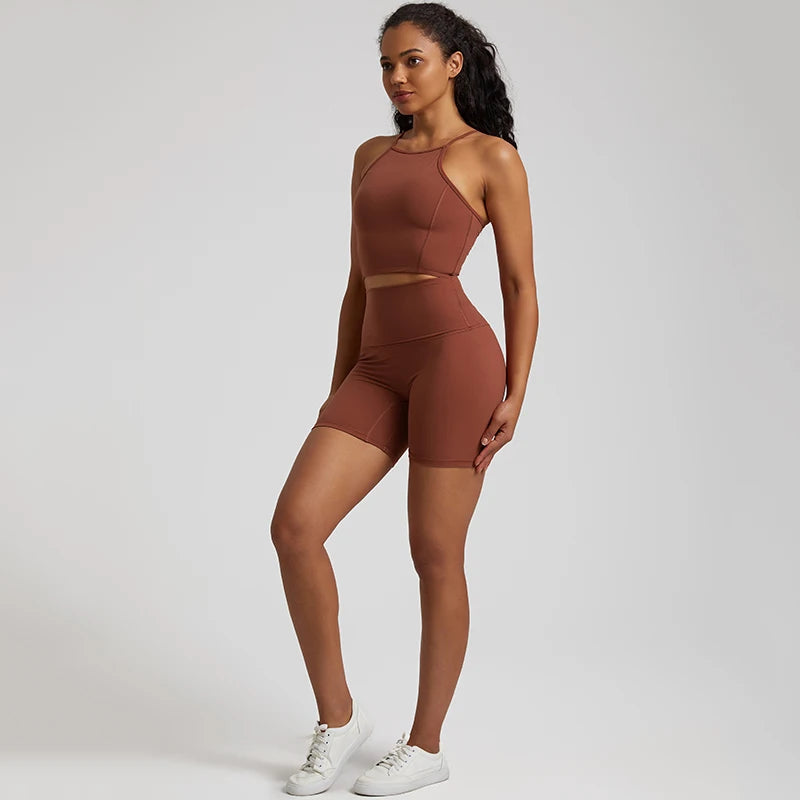 High Stretch Yoga Short Set