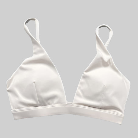 V-Neck Sports Bra & High-Waist Shorts