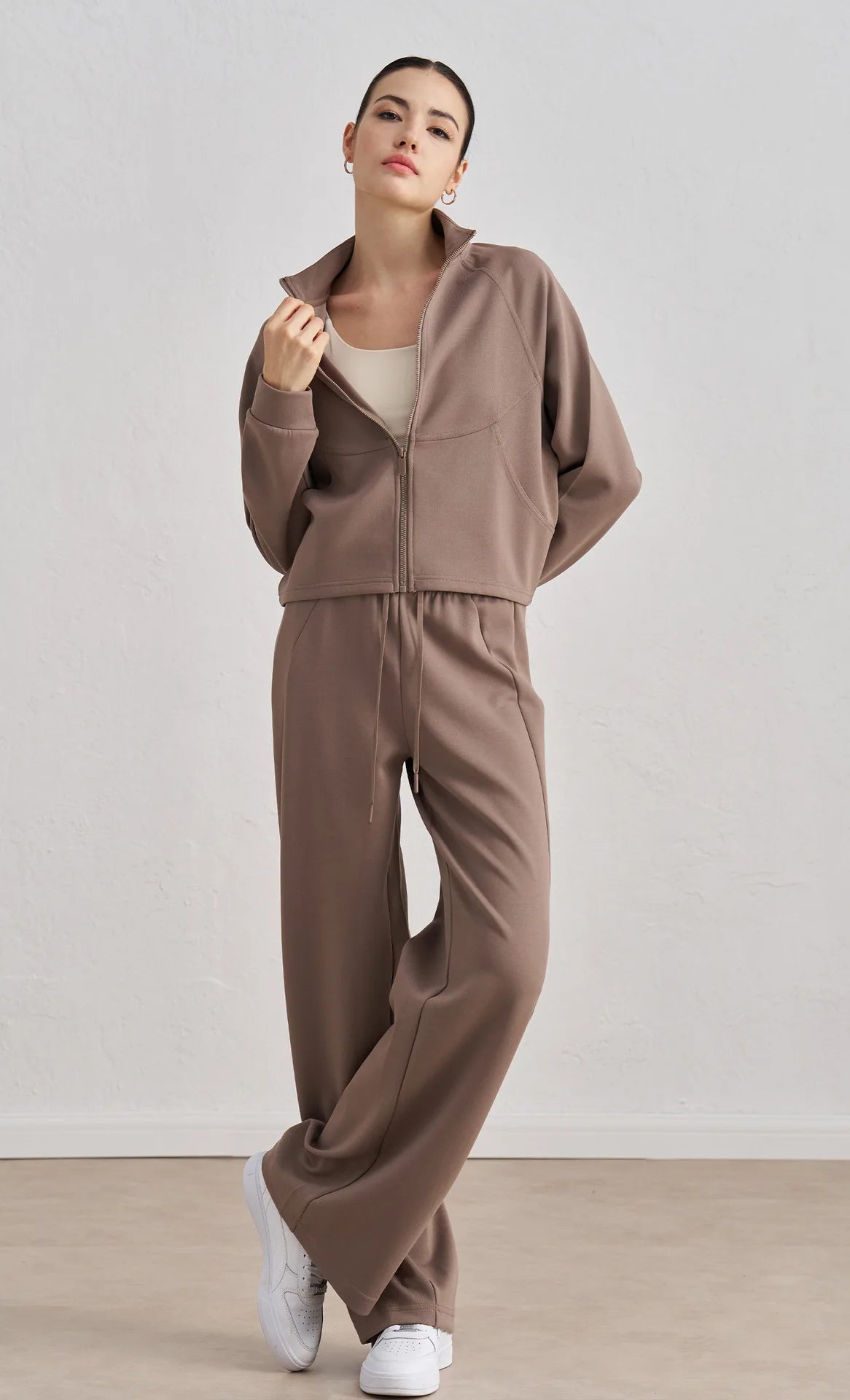 Women's Yoga Stand Collar Sports Jacket