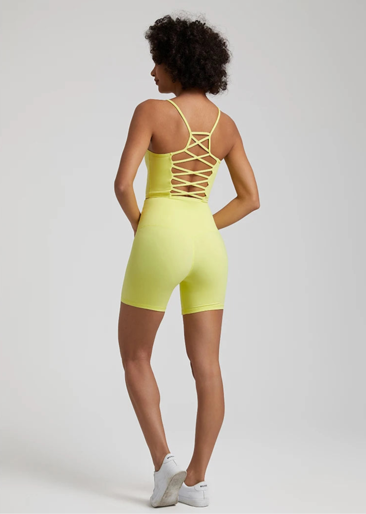 High Stretch Yoga Short Set