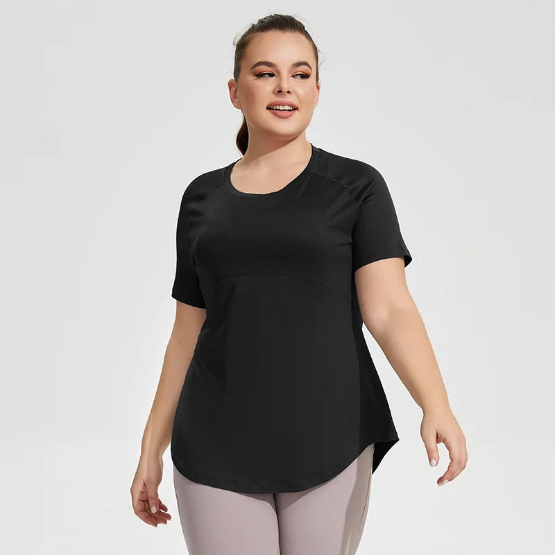 Sleeve Fitness Top Breathable Slim