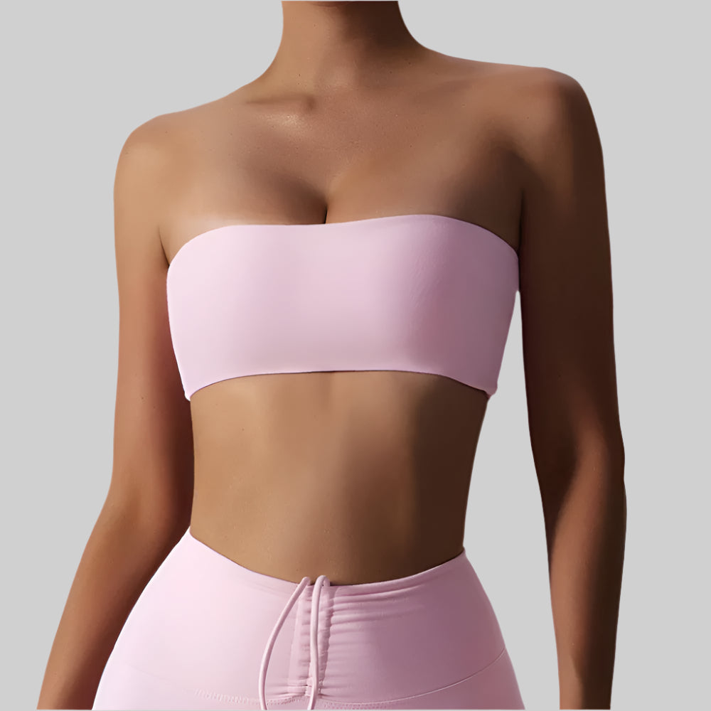 Women's Strapless Yoga Set