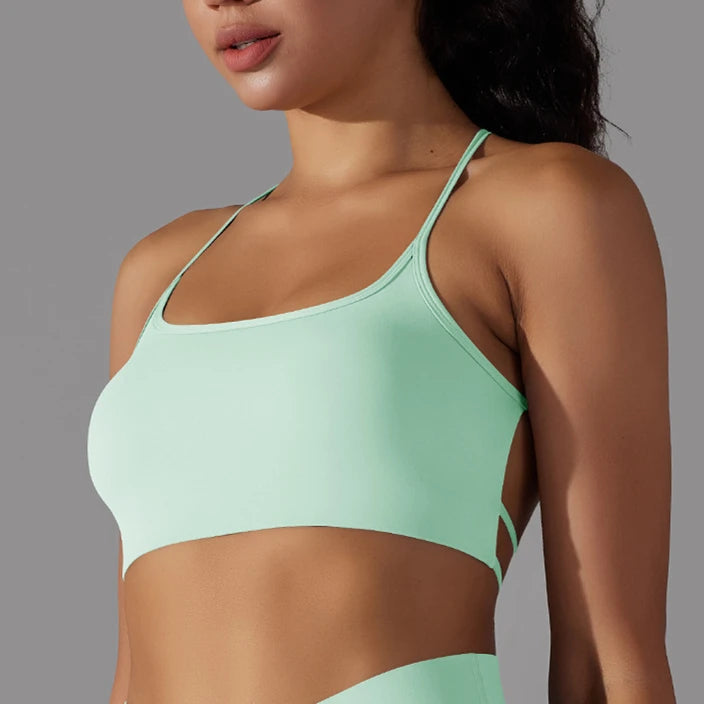 Cross Back Sports Bra