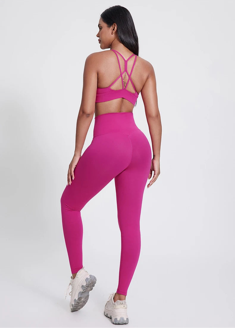 High Impact Crisscross Back Sports Bra