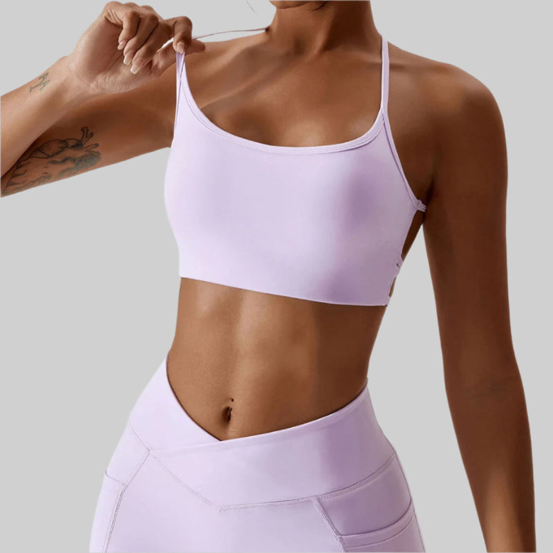 Cross Back Sports Bra
