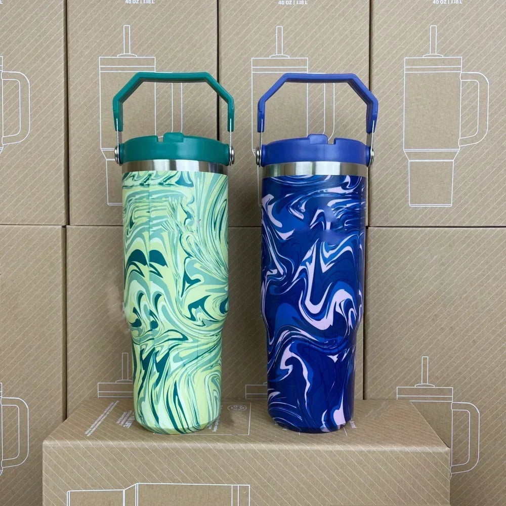 30oz Iceflow Flip Straw Tumbler