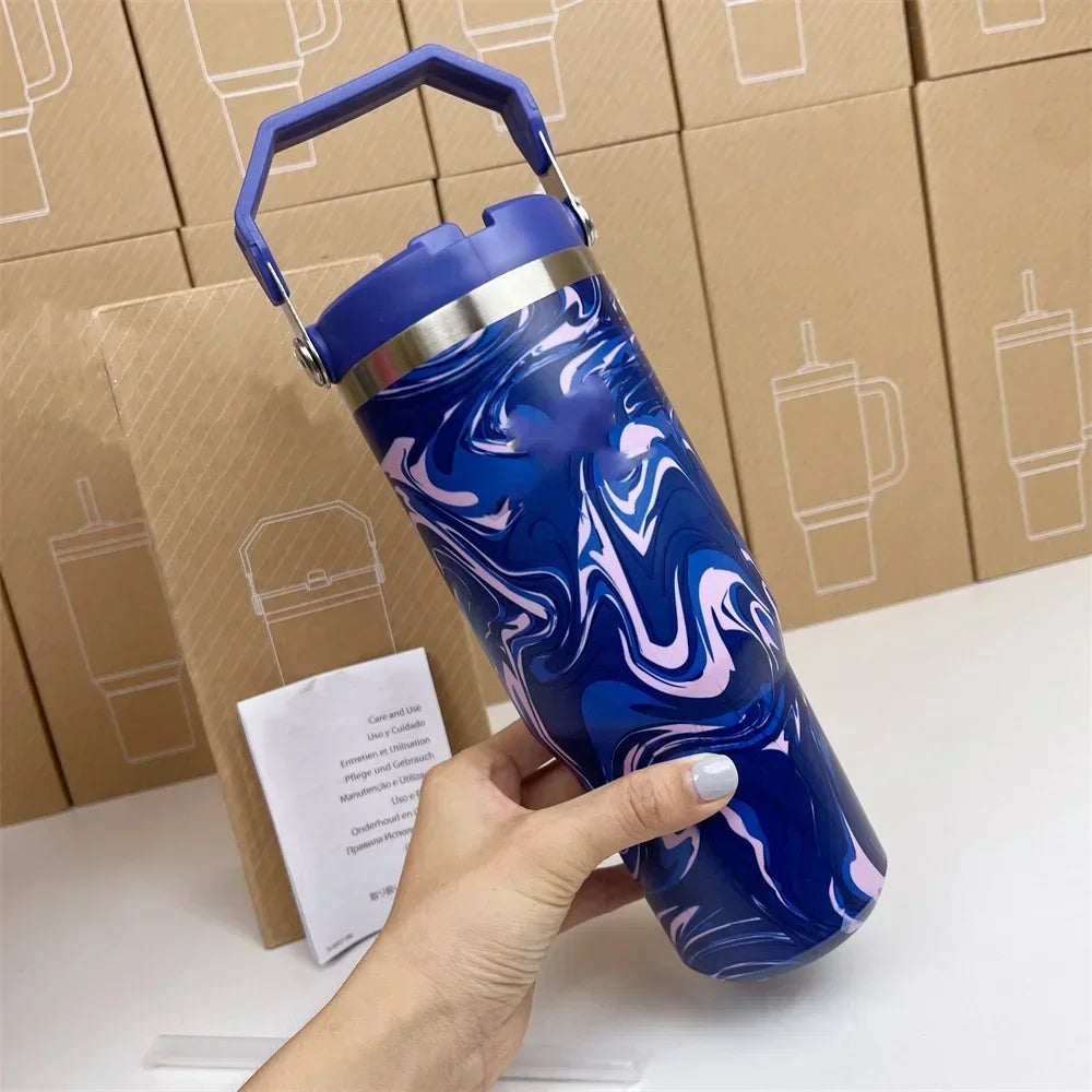 30oz Iceflow Flip Straw Tumbler