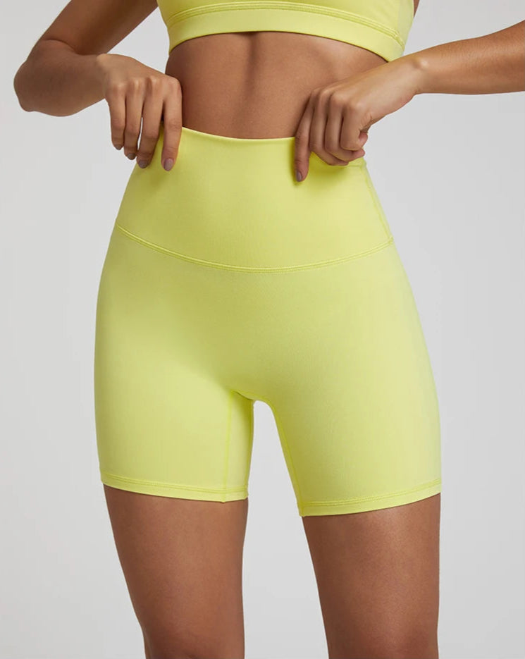 "5'' No Front Seam High Waist Biker Shorts