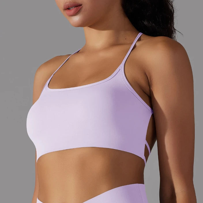 Cross Back Sports Bra