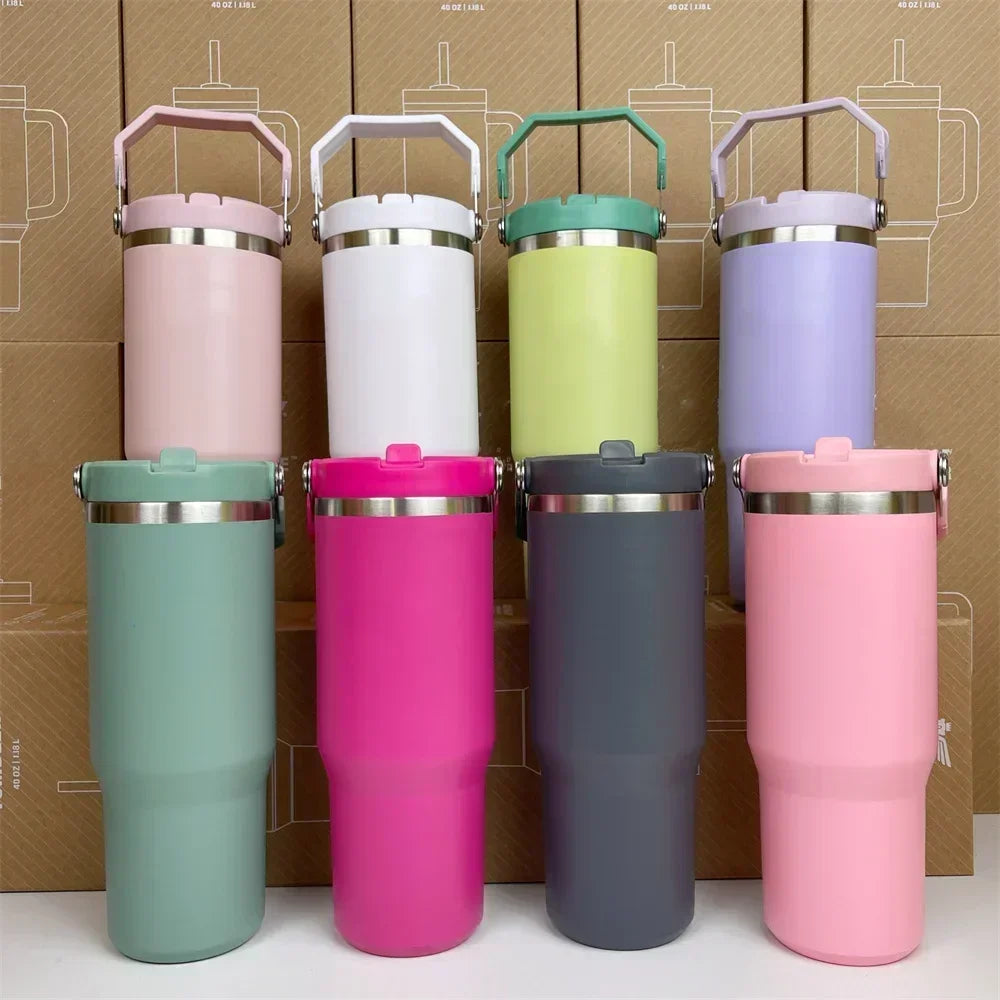 30oz Iceflow Flip Straw Tumbler